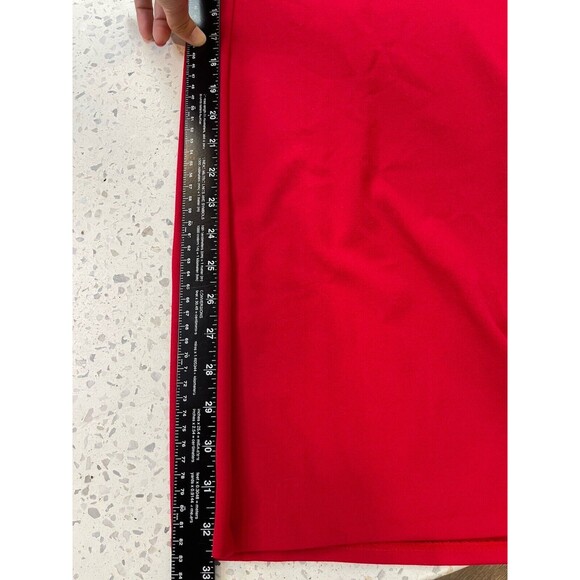 NWT New EXPRESS Womens S Solid Red Jumpsuit Wide Leg Flowy Lined Office Wedding - Picture 9 of 10